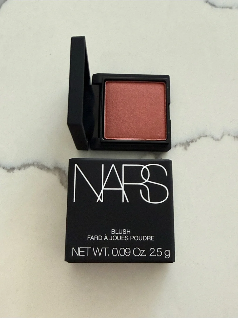 NARS Orgasm Rush (Deep Rose Bronze with Shimmer) Mineral Base Blush-Deluxe Mini